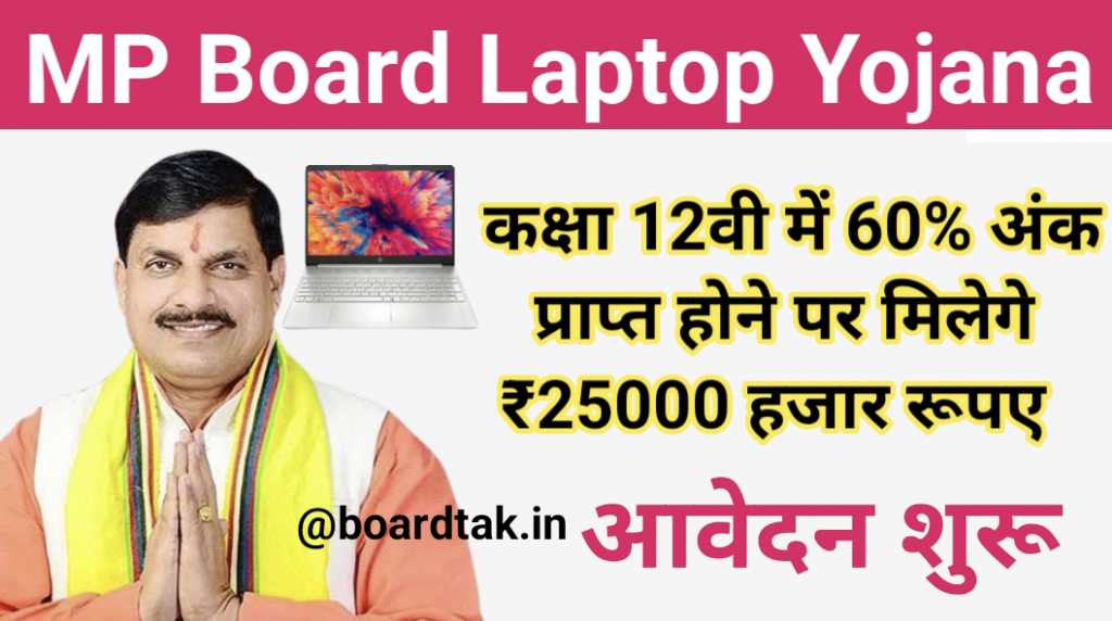 MP Board Laptop Yojana Apply